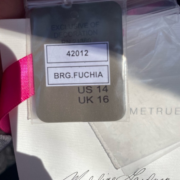 Prom Dress NWT size 14 fits more like a 12 - Picture 4 of 4